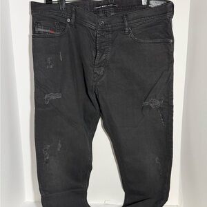 Diesel Men's Charcoal Slim Jeans